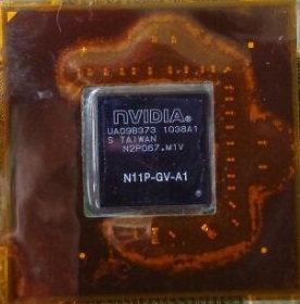 nVidia N11P-GV-A1 (GeForce GT 415M Fermi) Wymiana na nowy, naprawa, lutowanie BGA